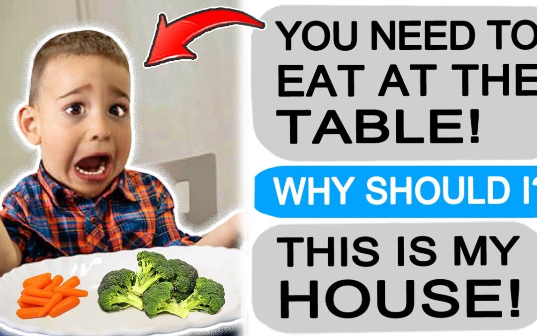 r/EntitledPeople ENTITLED BRATS REFUSE TO EAT AT THE DINNER TABLE!