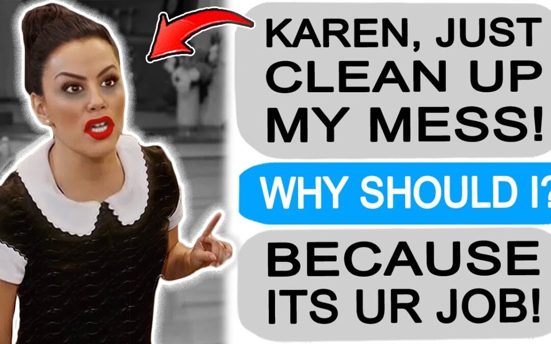 r/EntitledPeople KAREN REFUSES TO DO HER JOB!