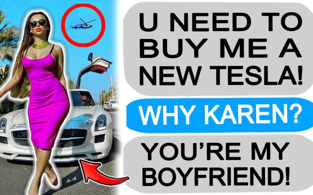Karen DEMANDS I Buy her a TESLA! Gets Taught a Lesson! r/EntitledPeople