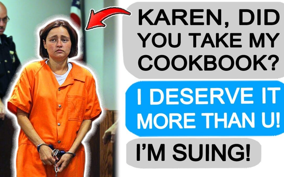 Karen Takes My Cookbook, so Im SUING HER! r/EntitledPeople