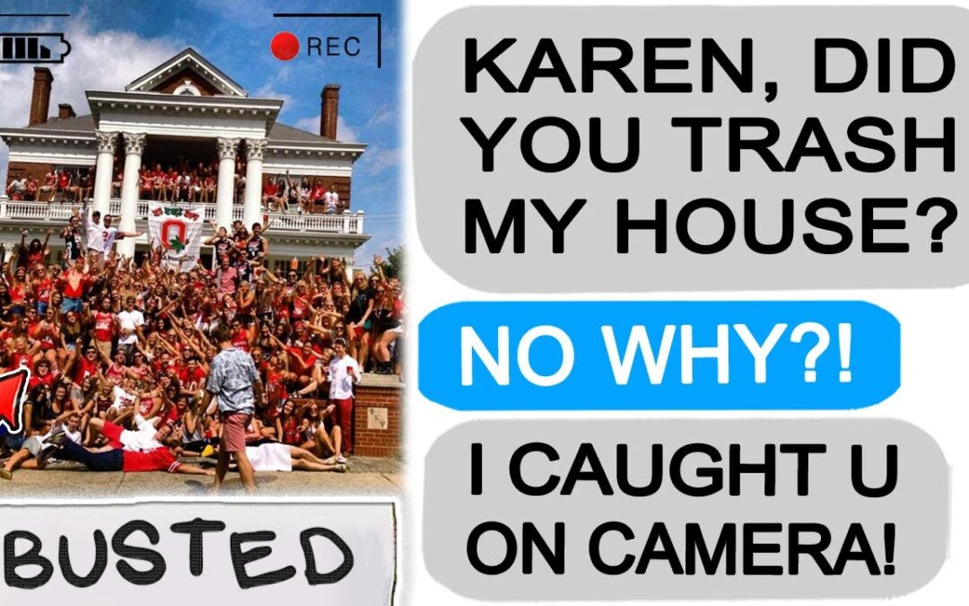 Karen THROWS A HOUSE PARTY, so I bought a HIDDEN CAMERA! r/EntitledPeople