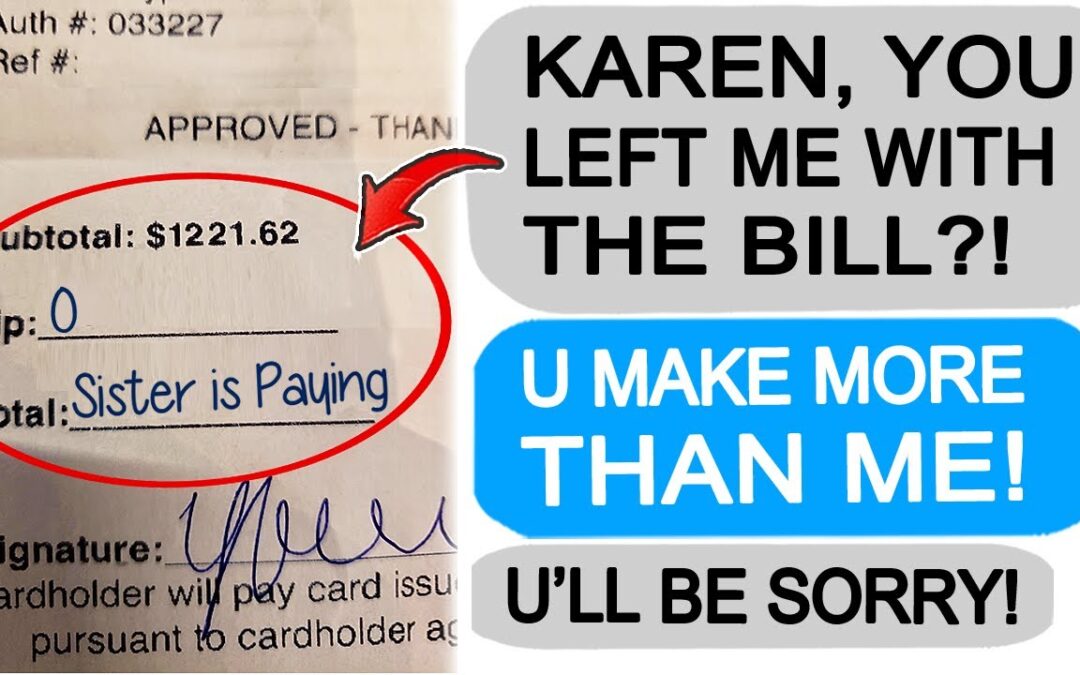 Karen DINE AND DASHES! Gets Taught a Lesson! r/EntitledPeople