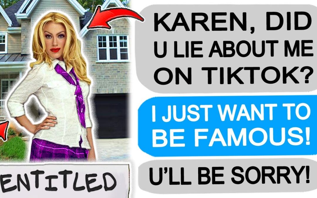 Karen LIES ABOUT ME on TikTok! Gets Taught a Lesson! r/EntitledPeople
