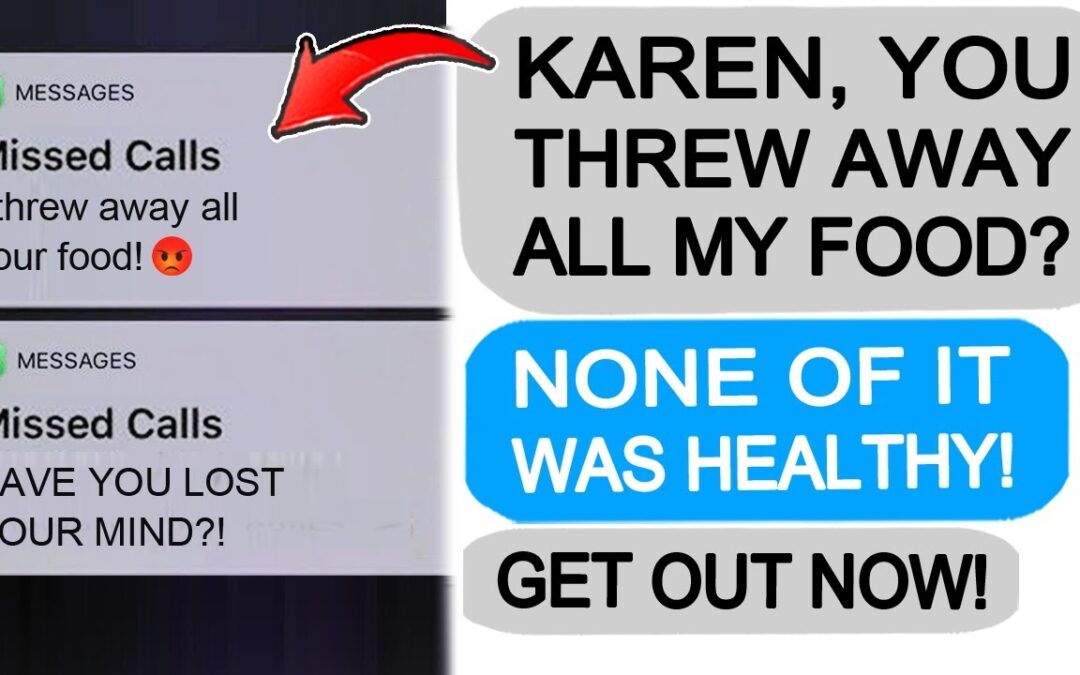 Karen TRASHES MY FOOD, I KICK HER OUT! r/EntitledPeople