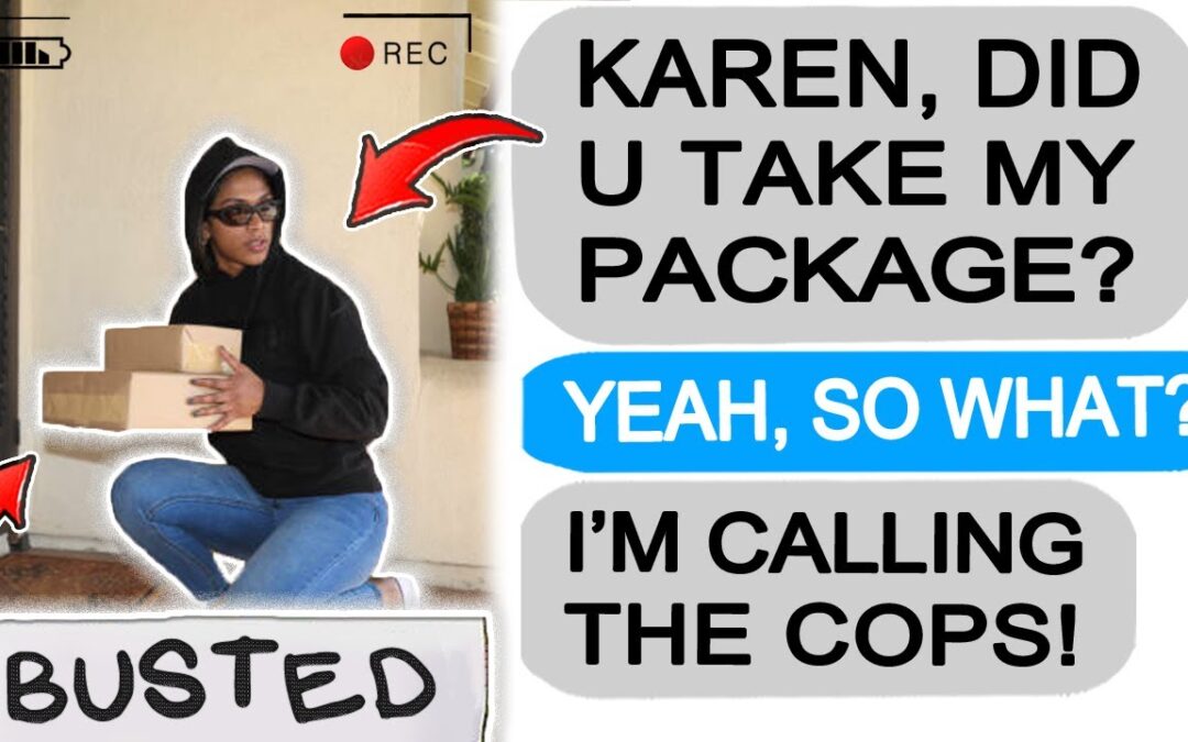 Karen NEIGHBOR TAKES MY MAIL, GETS TAUGHT A LESSON! r/EntitledPeople