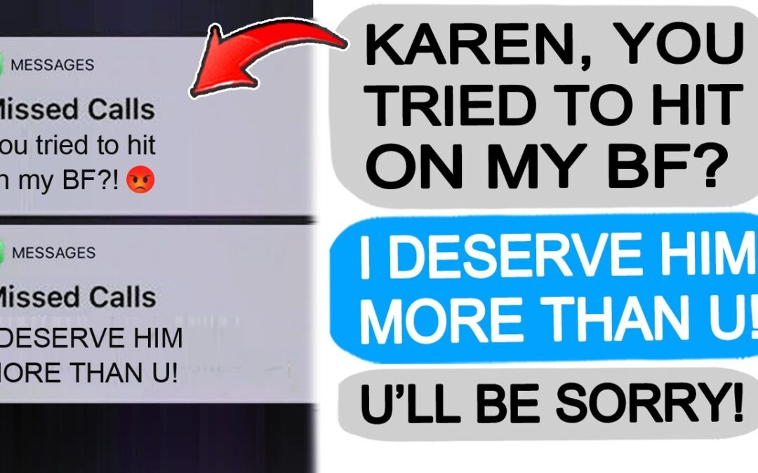 Karen TRIES TO STEAL MY BOYFRIEND, GETS TAUGHT A LESSON! r/EntitledPeople