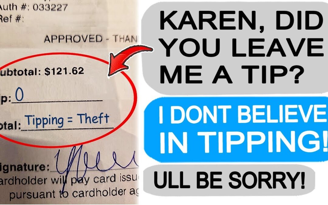 Karen REFUSES to Tip Me! Gets TAUGHT A LESSON! r/EntitledPeople